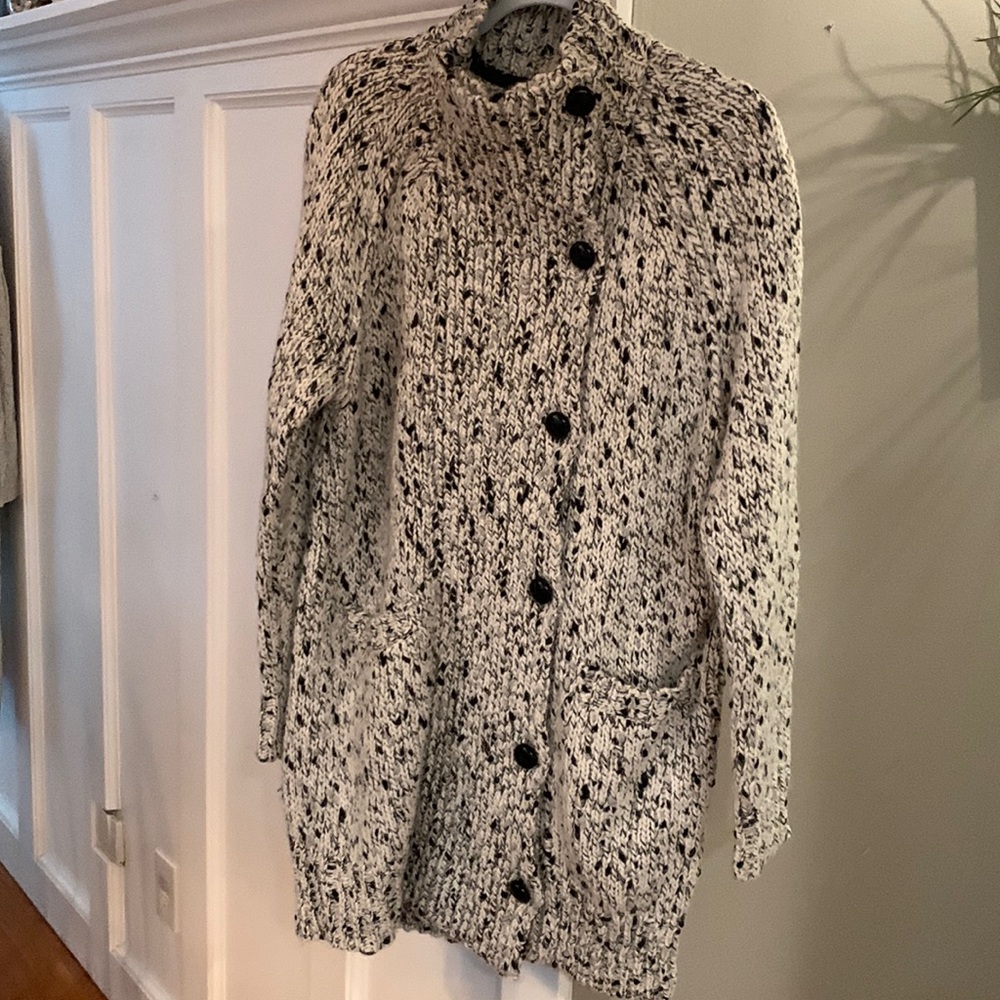 J.Crew, heavy weight sweater coat size large excellent condition